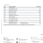 Australia Commonwealth bank statement, Word and PDF template, 3 pages