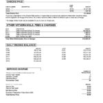 USA Chase bank statement Word and PDF template, 4 pages