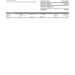 Australia Heritage bank statement easy to fill template in Excel and PDF format, 2 pages