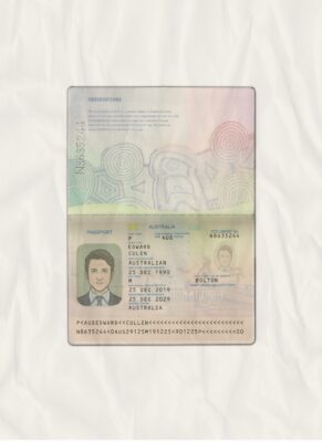 Authentic Australia standard PSD Passport Template scaled