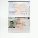 Authentic France PSD Passport Template