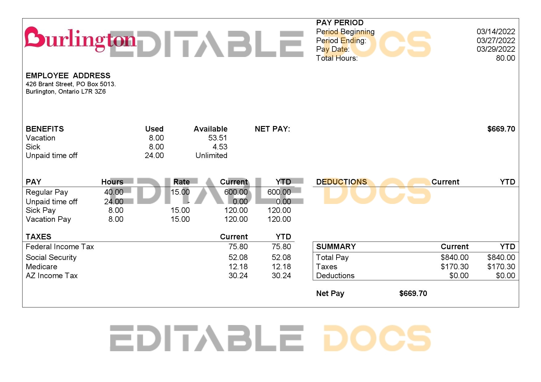 USA retail group company employee sheet template in Word and PDF format